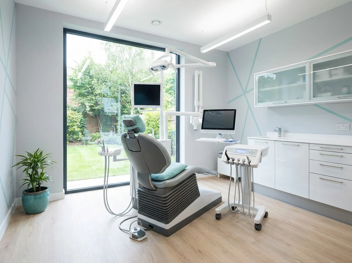 A comfortable treatment room at Right Touch Dental
